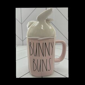 Rae Dunn Bunny Buns Mug with Topper